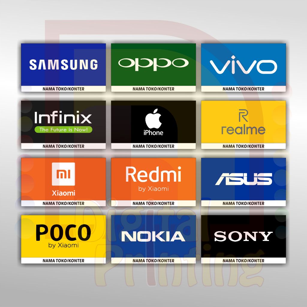

STIKER UNTUK NEONBOX/ETALASE KONTER HP ( COSTUM NAMA TOKO & UKURAN )