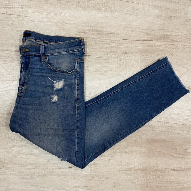 Blue Jeans Topten Ripped - Reguler Fit Size Xlarge Original JR004