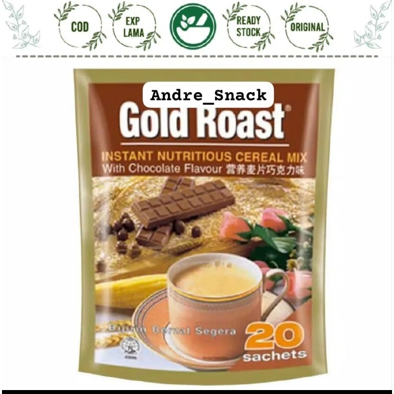 

Gold roast // sereal instant // 20 pcs // Coklat