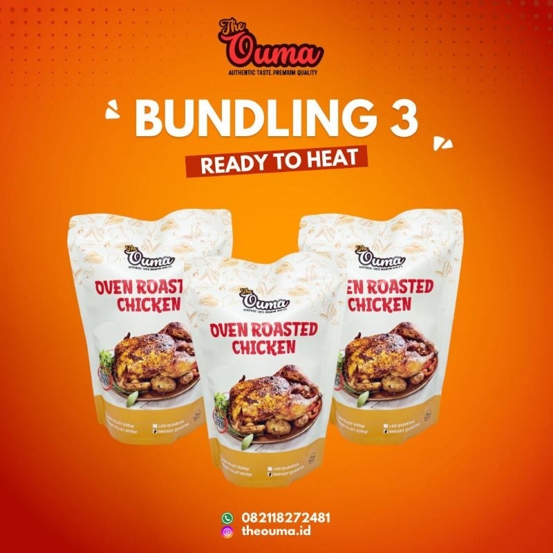 

PAKET BUNDLING 3 FROZEN ROASTED CHICKEN