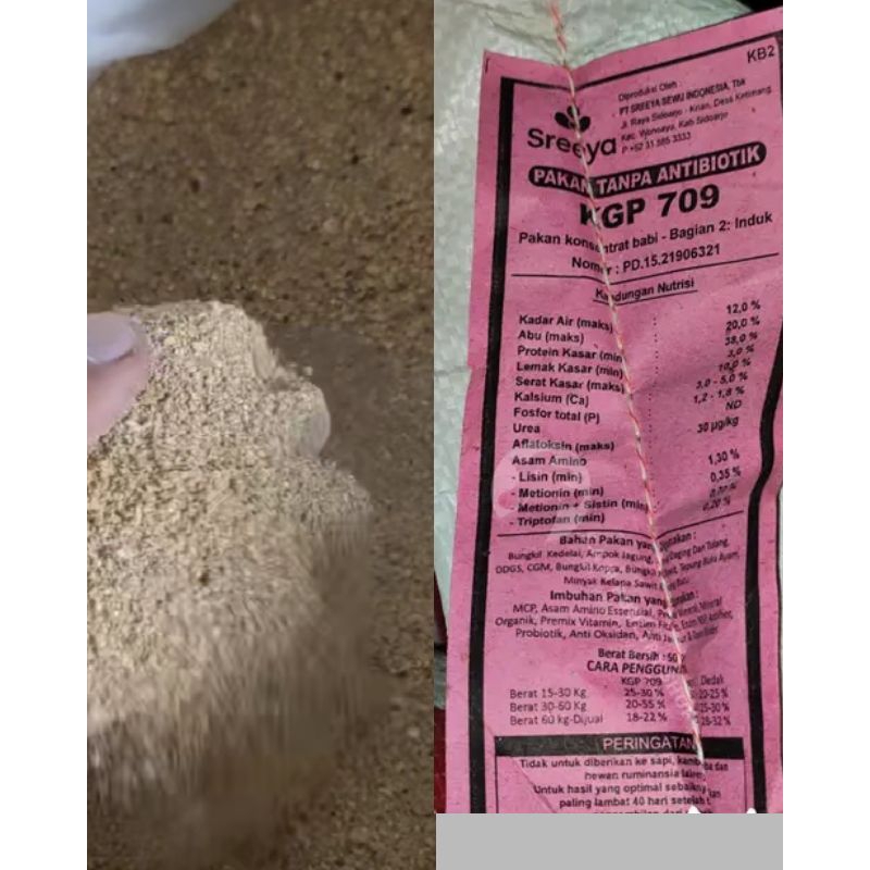 Konsentrat Babi KGP 709 Nutrisi Tambahan Pakan Hewan Ternak