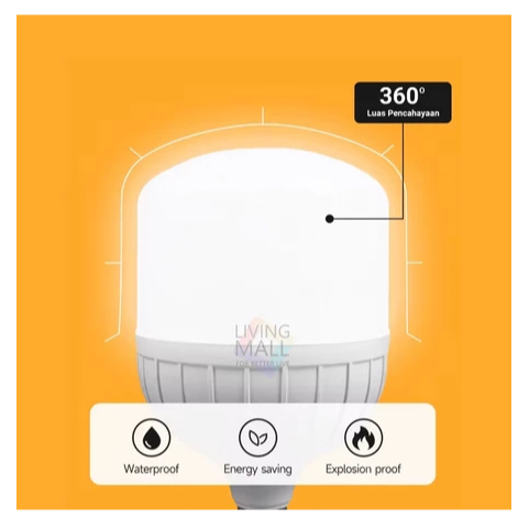 Qlola Money Lampu Led Jumbo 32Watt / Lampu Led Emergency 32W / Lampu Magic 32Watt/Lampu Ajaib