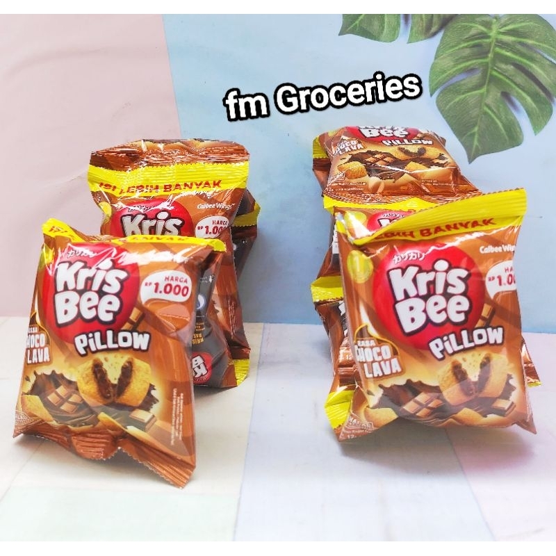 

Kris bee pillow coklat isi 10 pcs