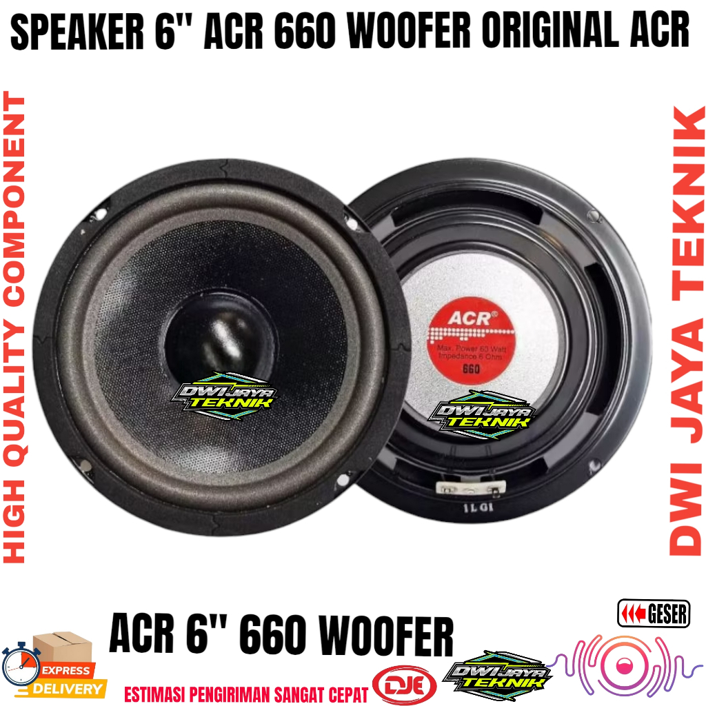 Speaker 6 Inch ACR 660 Woofer Original ACR
