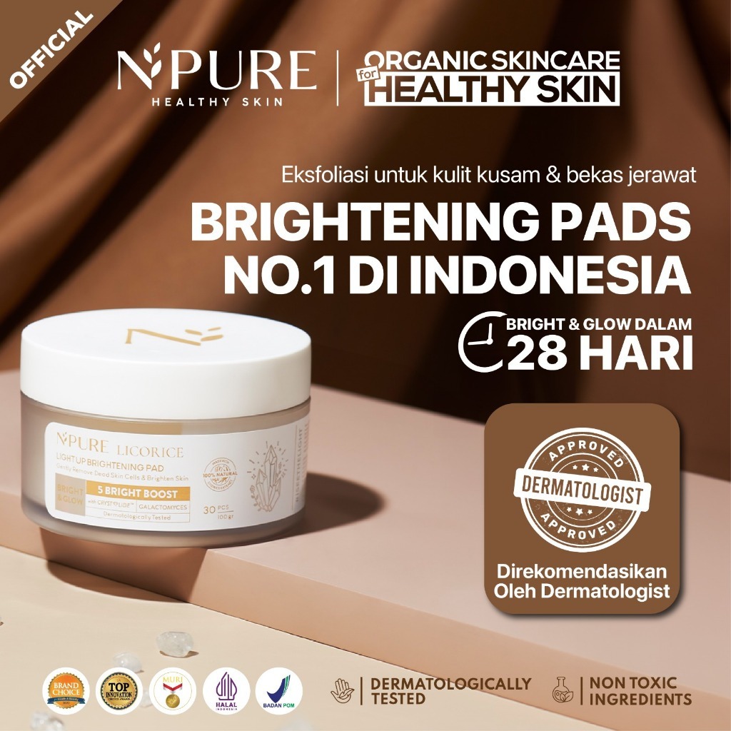 NPURE  Licorice Light Up Brightening Pad ED 2027