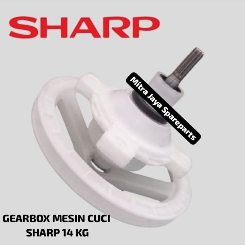 GEARBOX MESIN CUCI SHARP 14 KG 2 TABUNG/ GIRBOK MESIN CUCI SHARP 14 KILO / GEARBOX MESIN CUCI SHARP 