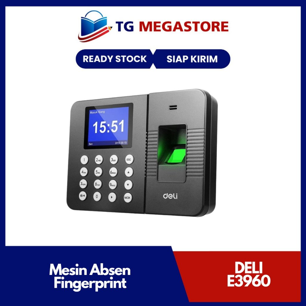 

Mesin Absen Fingerprint Deli Silver - E3960