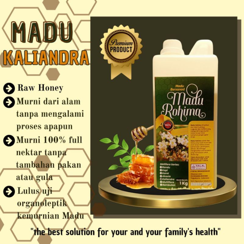 

Madu Rohima_Madu_Kaliandra_Madu_Asli_murni_100%_Raw_Honey_Pure_Honey_Madu_Alam_Indonesia_Madu_Kesehatan_Madu_stamina_Madu_Suplemen_Madu_kebugaran