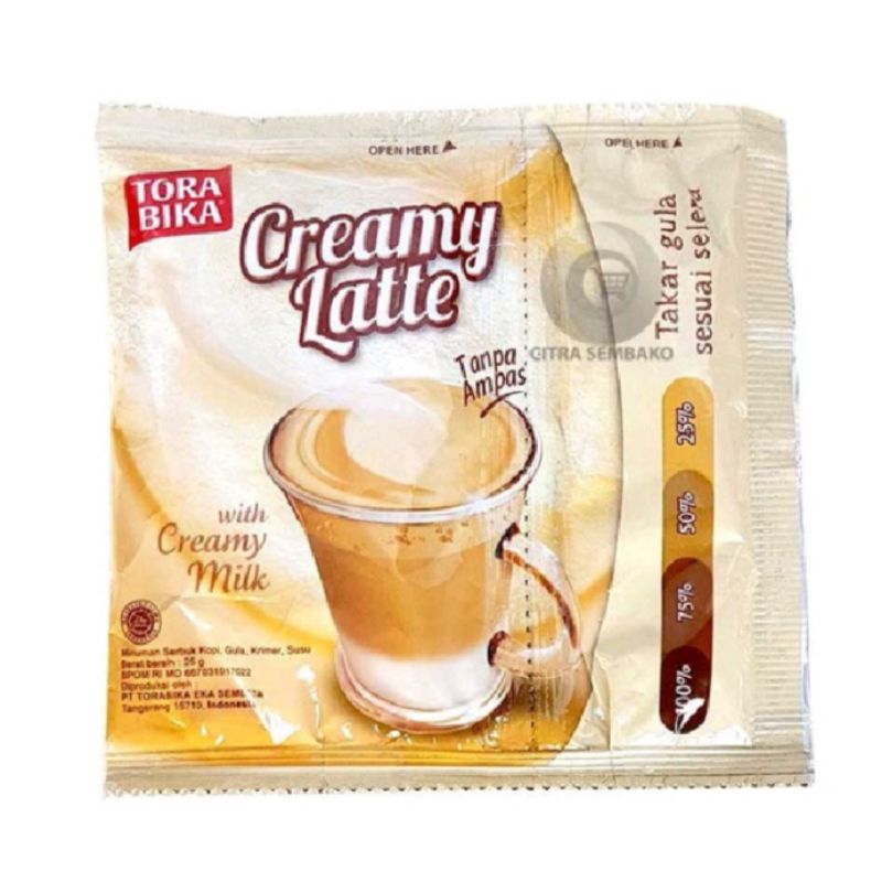 

kopi torabika creamy latte renceng