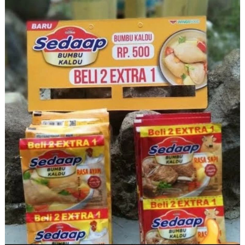 

36 sachet sedap kaldu ayam & sapi (2 renteng)