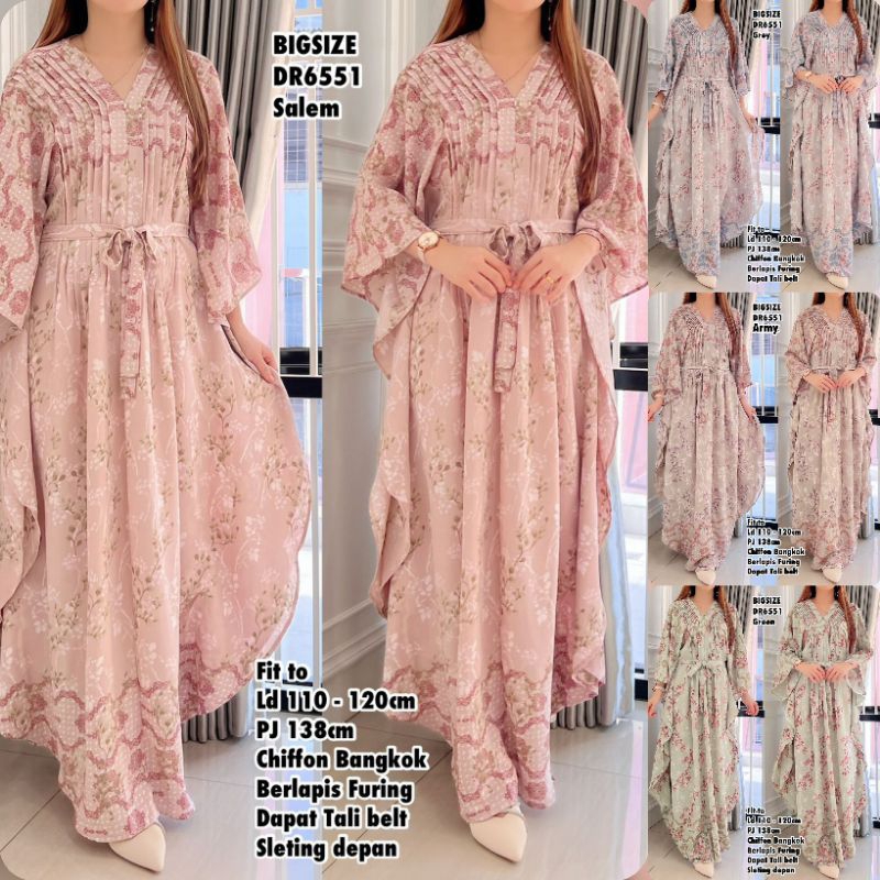 Dress DR6551 Dress Chiffon Bangkok - GO