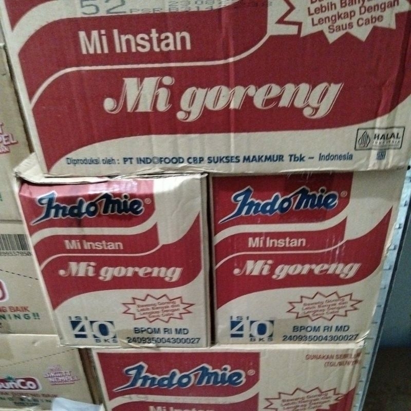 

INDOMIE GORENG 1 KARTON 40 PCS