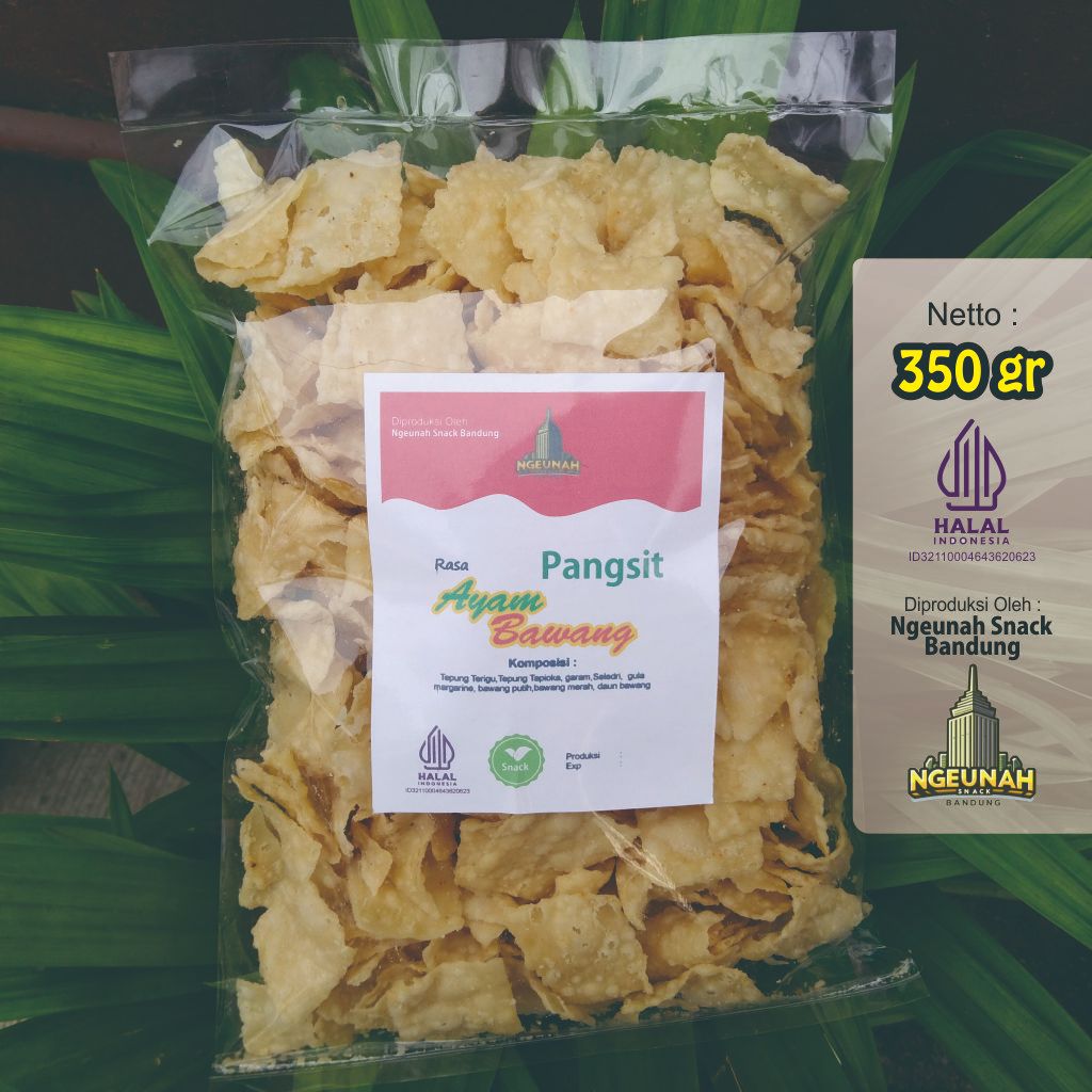 

KRIPIK PANGSIT BAWANG Rasa Ayam Bawang /KUE BAWANG