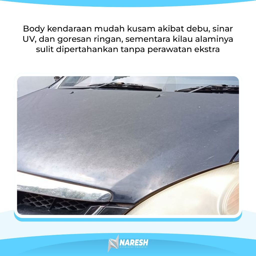 Daz Naresh Pengkilap Body Motor Penghitam Body Motor Permanen