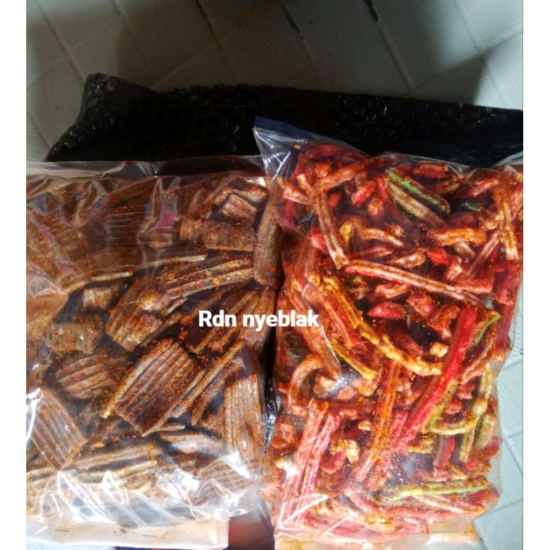 

paket bundling 1kg seblak jj.500 grm krupuk jaat beton.500 grm krupuk jengkol
