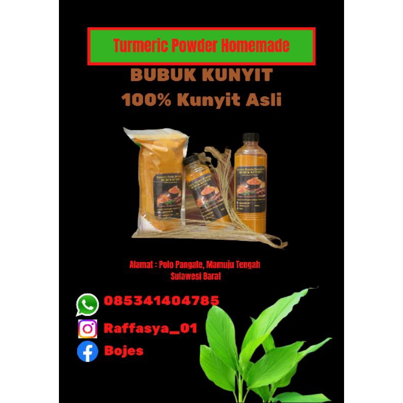 

Bubuk Kunyit Turmeric Powder Homemade