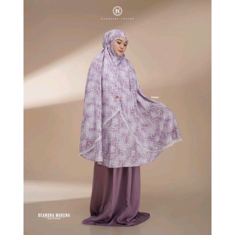 PROMO DEANDRA MUKENA NADHEERA LUXURY MUKENA RAYON PREMIUM