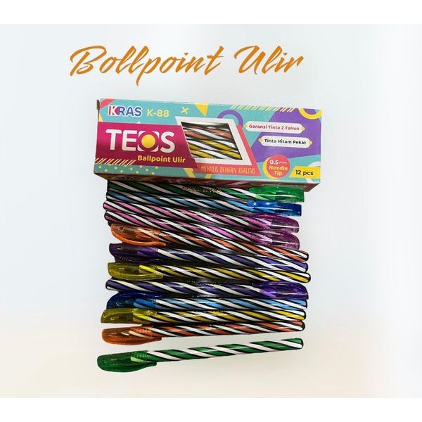 

ATK*Pulpen Ulir K-88 12pc @12/240pck #