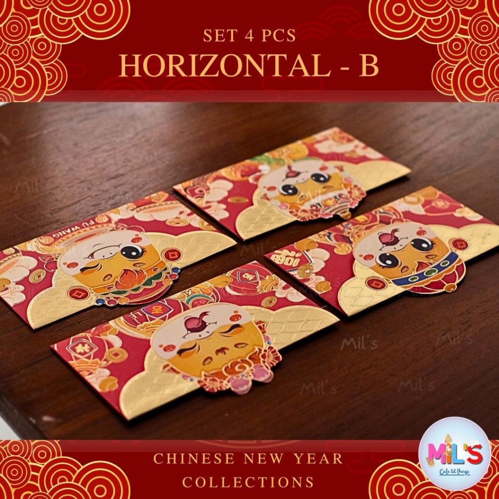 

[ CUTE MIL'S ] ANGPAO TIDUR HORISONTAL IMLEK MERAH EMAS RED GOLD BARONGSAI GLITTER PREMIUM TAHUN ULAR 2025 ANGPAU CNY ANGPAO DOMPET LIPAT HONGBAO CHINESSE NEW YEAR OF THE SNAKE 2025