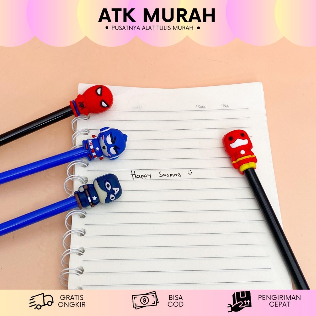 

PULPEN GEL BULAT AVENGERS V2 PGK-1601 PULPEN SUPERHERO ALAT TULIS SEKOLAH LUCU MURAH TERJANGKAU