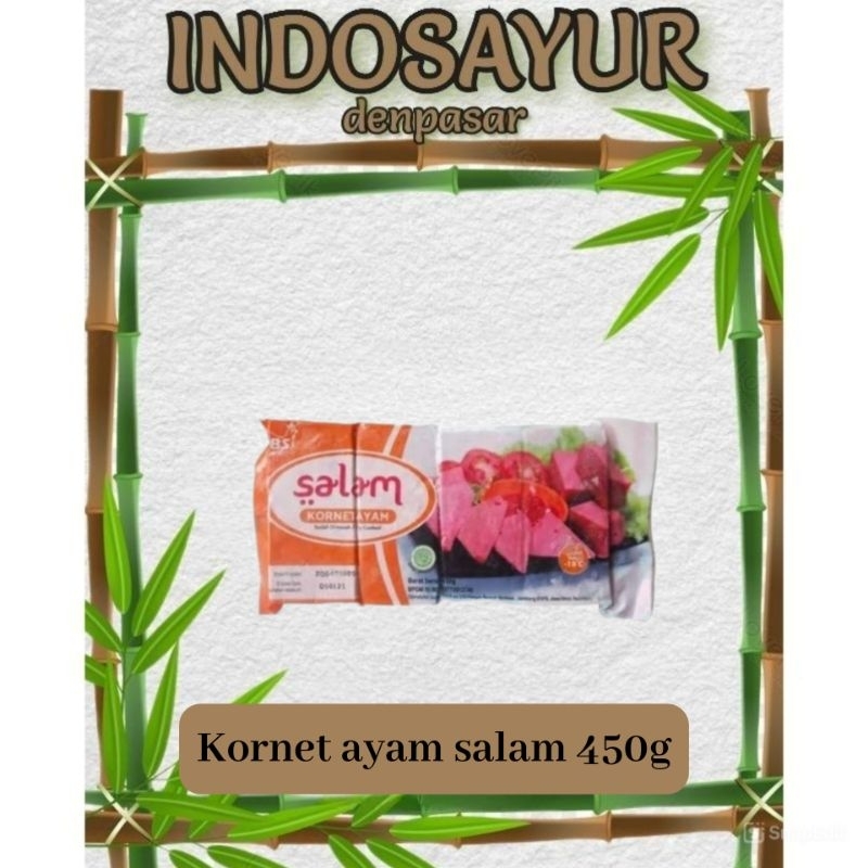 

Kornet ayam salam 450g _ INDOSAYUR