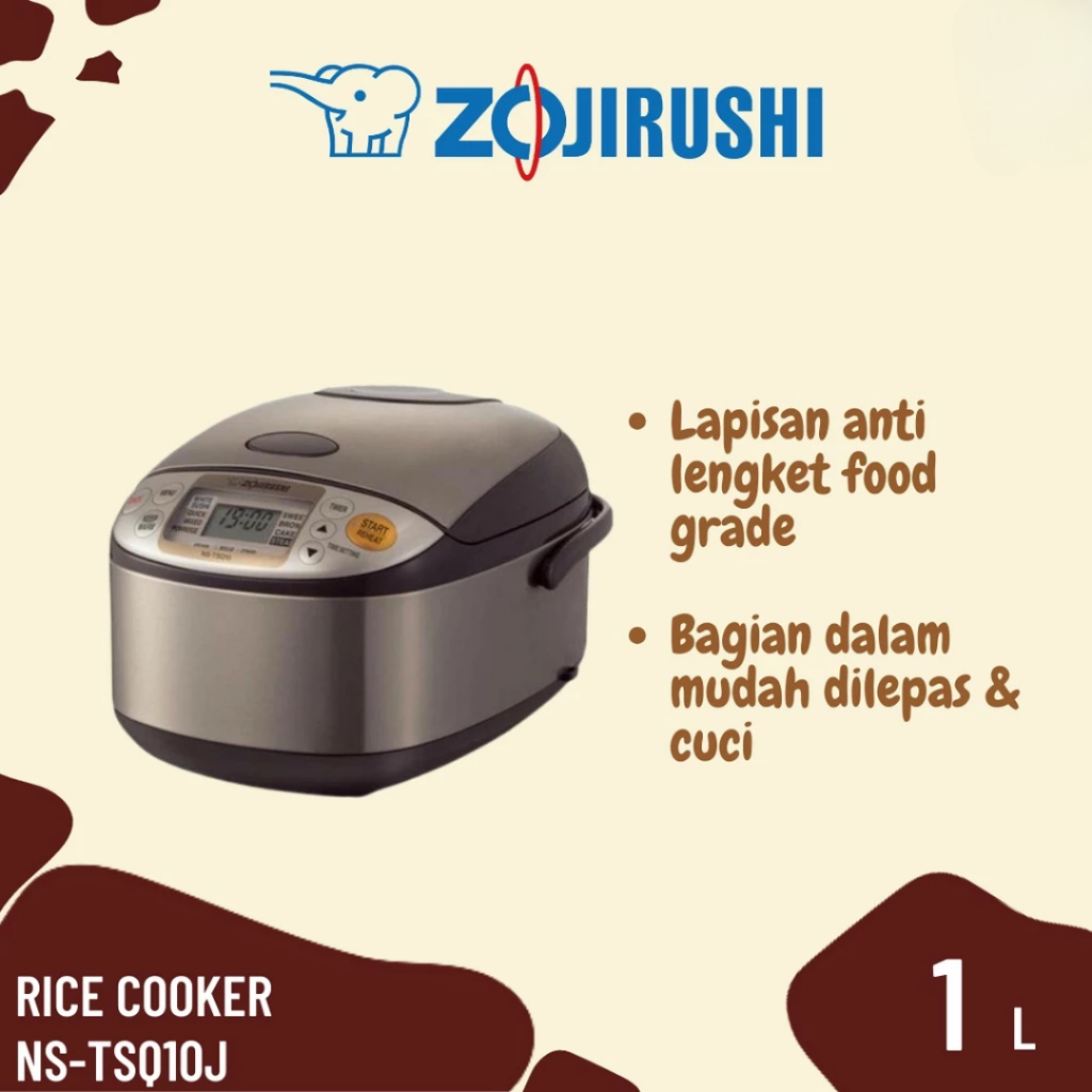 Zojirushi Rice Cooker NS TSQ10 - Rice Cooker Digital