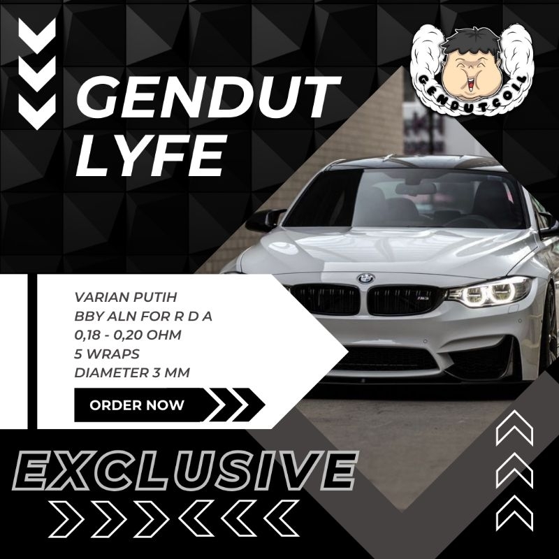 

Stiker Exclusive Gendut Lyfe Putih - 1 Pcs