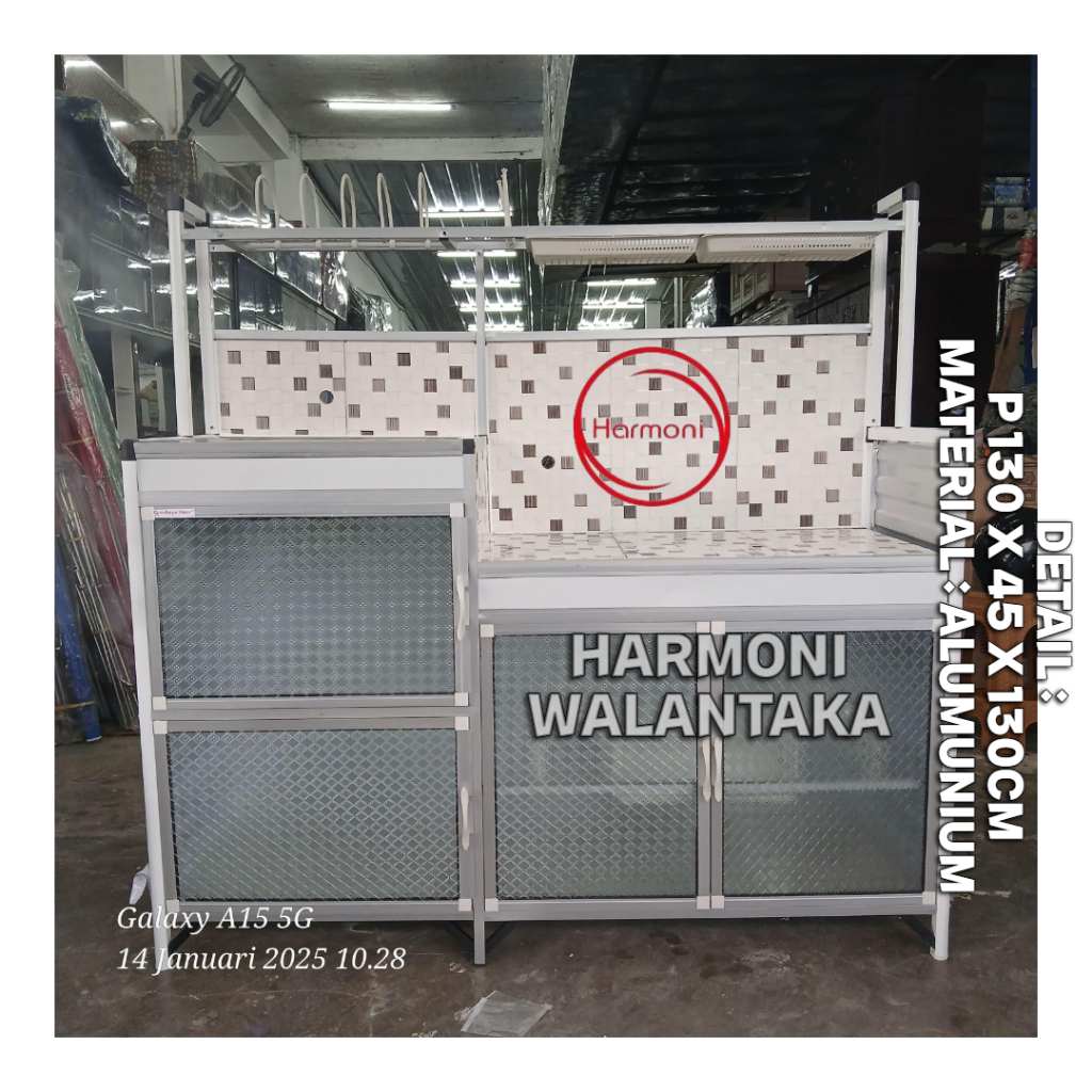 RAK KOMPOR WASTAFEL ALUMUNIUM RAK WASTAFEL UNDAK ALUMUNIUM FREE ONGKIR SERANG KOTA DAN CILEGON KOTA