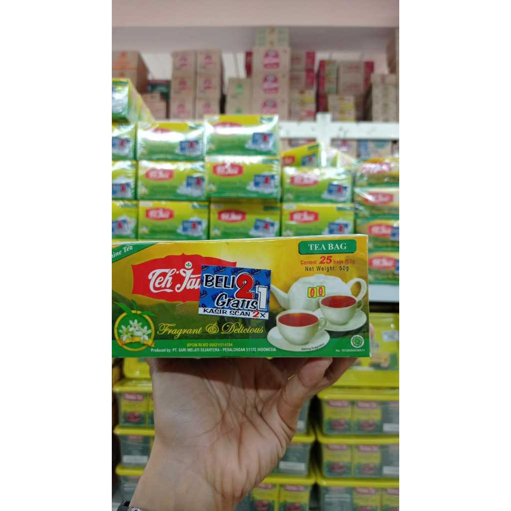 

TEH JAWA CELUP JASMINE SPECIAL BELI 2 GRATIS 1 KHUSUS BANDED SELAMA PERSEDIAAN MASIH ADA