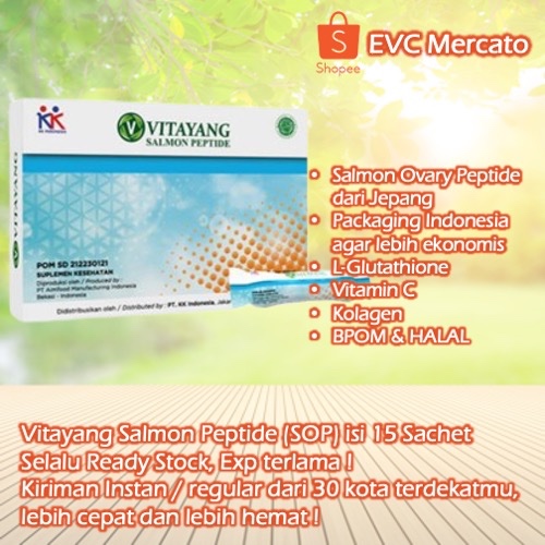 Vitayang SOP Salmon Ovary Peptide with Glutathione SOP japan