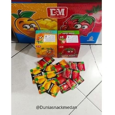 

DSM Permen lunak gummy buah isi 30 pcs