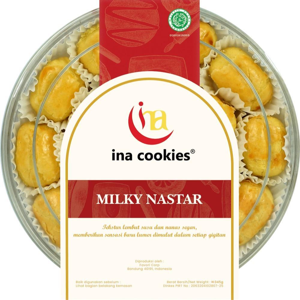 

Milky Nastar - Kue Kering Premium Toples Reguler by Ina Cookies