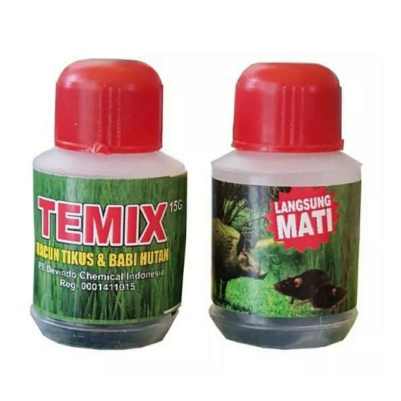 Racun TEMIX / Racun Tikus Dan Babi Hutan Berkualitas / Racun Hama Tikus & Babi Hutan