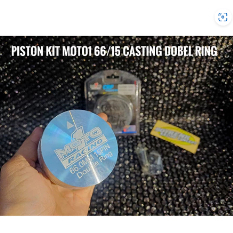 PISTON KIT SEHER SET 66 PIN 15 CASTING MOTO1