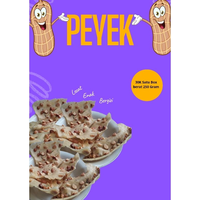 

Peyek Kacang berat 250 gram/Peyek Murah Meriah/Rempeyek Kacang