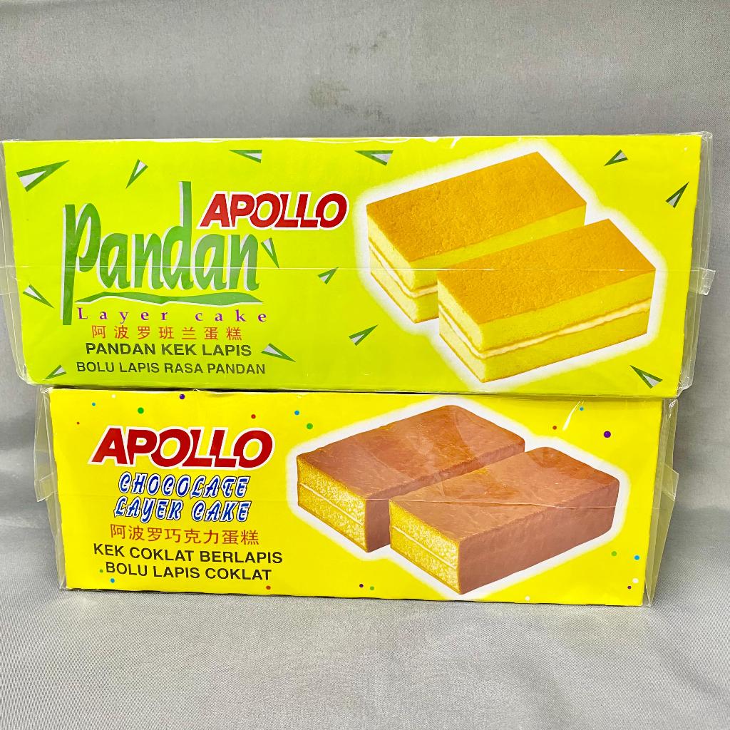 

APOLLO LAYER CAKE CHOCO&PANDAN 24 BKS 1BOX