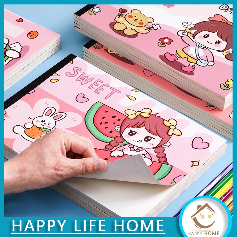 

4PCS A4 Drawing Book Buku Gambar Anak / Buku Gambar Polos A4 / Drawing Book