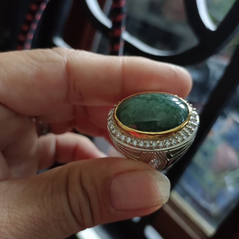 cincin batu giok Burma typeA
