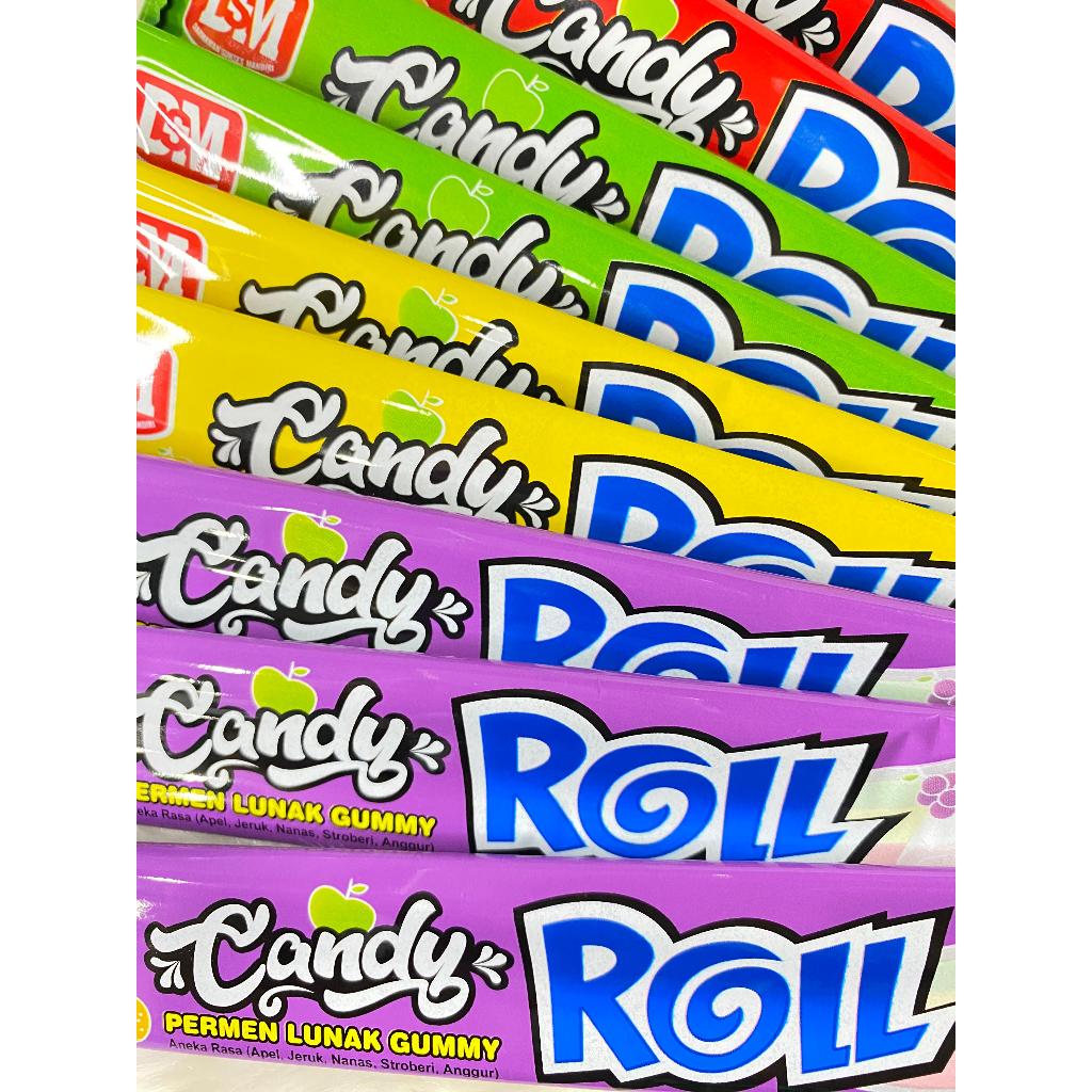 

DSM PERMEN LUNAK GUMMY CANDY ROLL 30PCS 1BOX