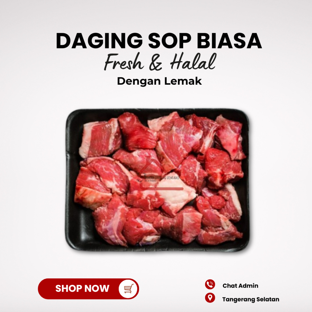 

Daging Sop / Daging Rawon / Daging Tongseng 1kg Tangerang Selatan