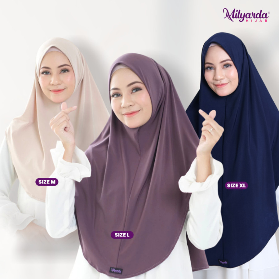 Milyarda Hijab Bergo Maudy Jilbab Instan Syari Olahraga Sport