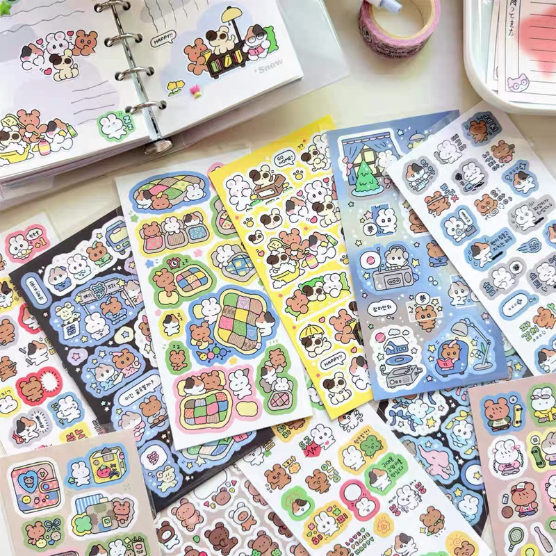 

sticker animal bunny deco journal dekorasi stiker readystock B2043