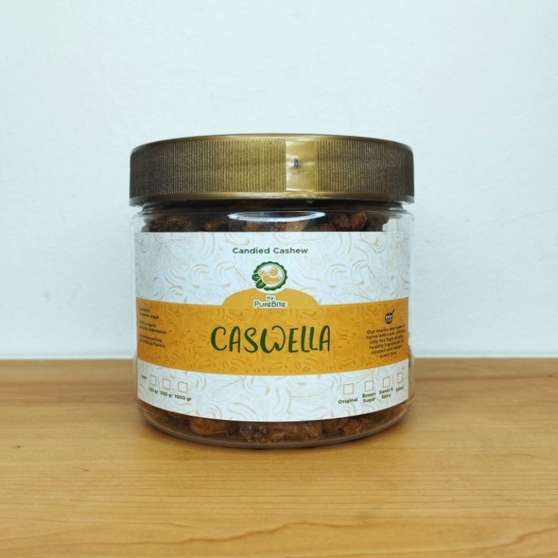 

Caswella Kacang Mete Manis Rasa Gula Aren 250 Gr