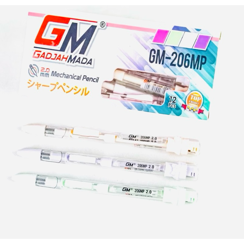 

(1 BIJI ) Mechanical Pencil Pensil Mekanik GM-206MP MACARON COLOR 2.0 mm