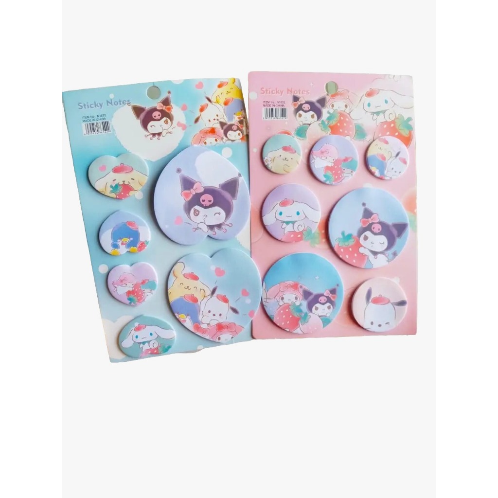 

Sticky Note Penanda Buku Inner Index Memo Pad Karakter Warna Pembatas Buku Sanrio Kuromi Melody sanrio n friends