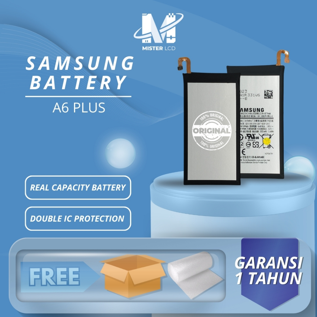 BATERAI / BATTERY / BATRE SAMSUNG A6 PLUS ORI
