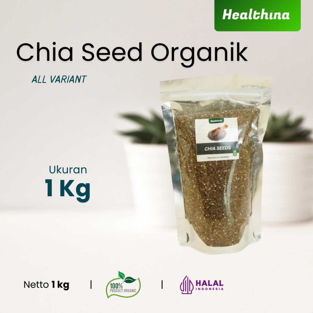

Chia Seed 1 Kg Organik Asli 100% Alami | Diet Sehat & Detoks Alami | COD Makassar