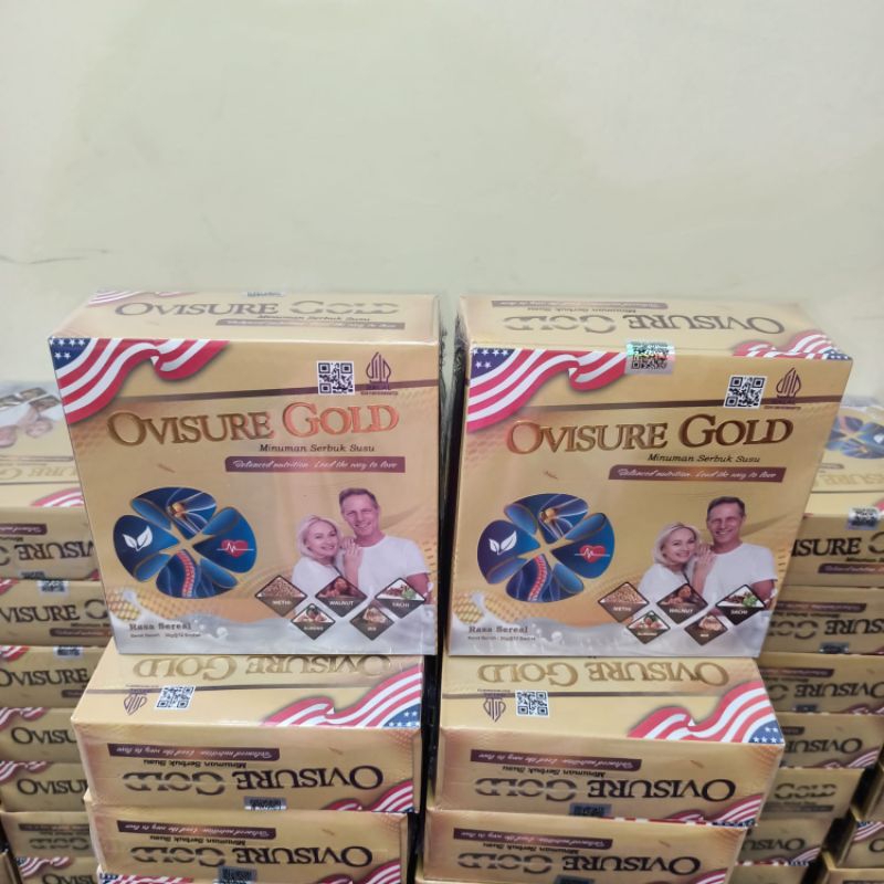 

(PAKET 2 BOX) OVISURE GOLD USA SUSU IMPORT UNTUK TULANG DAN SENDI