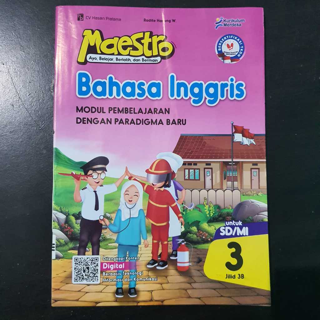 LKS Maestro Smt 2 - Modul BAHASA INGGRIS 3B SD/MI Kelas 3 Semester 2 - Kurikulum Merdeka