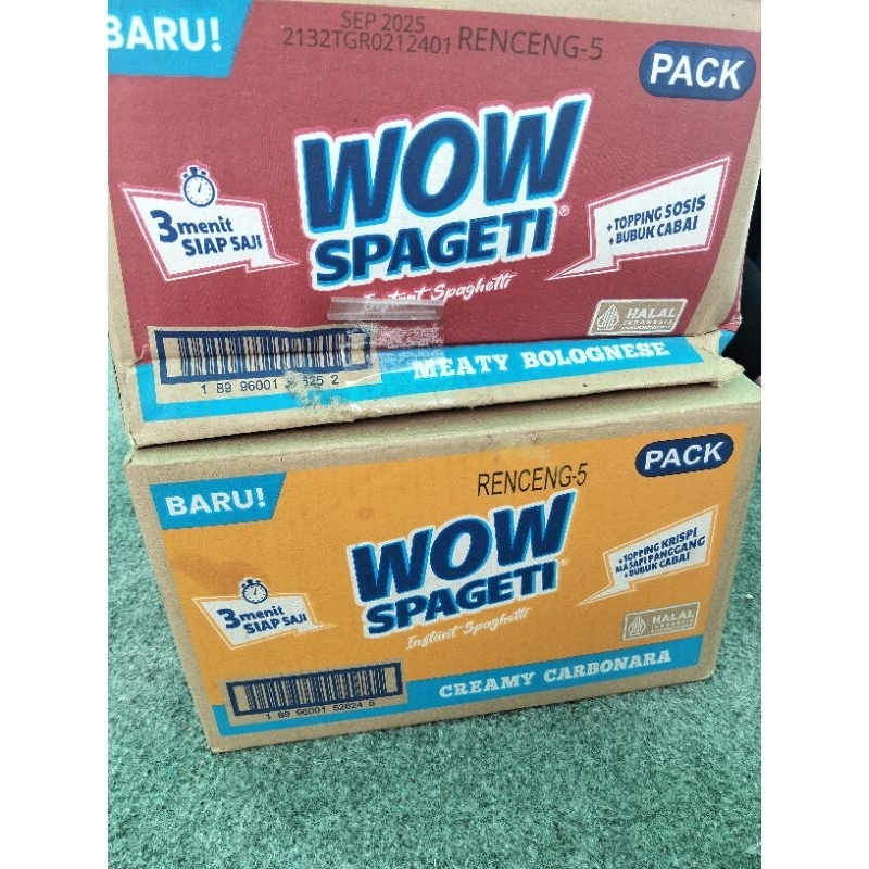 

Wow Spagetti Creamy Carbonara dan Bolonesse